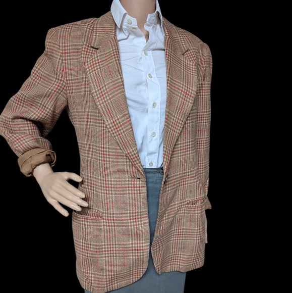 Vintage plaid blazer - Picture 7 of 11